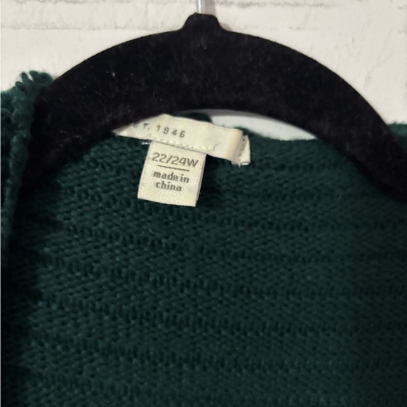 Cato Fashions Ribbed Dark Green Cardigan Sweater - Picture 3 of 4